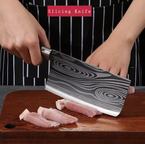 Laser stainless steel knife set