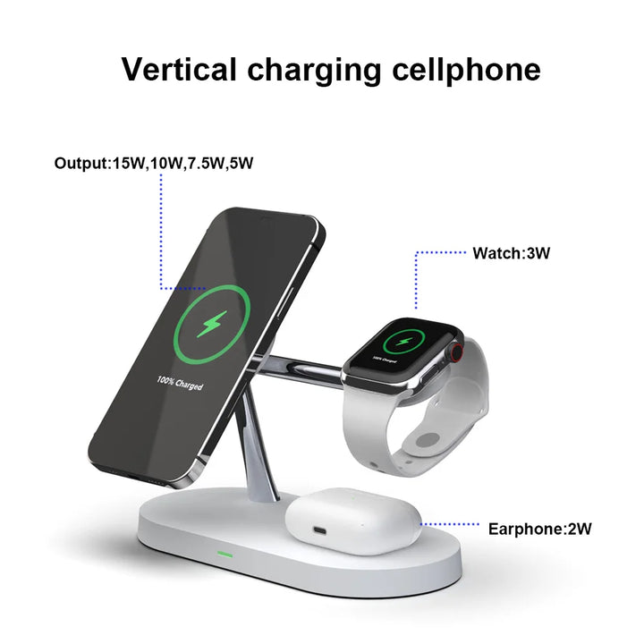 3 in 1 Wireless Charger for iPhone, Apple Watch Airpods