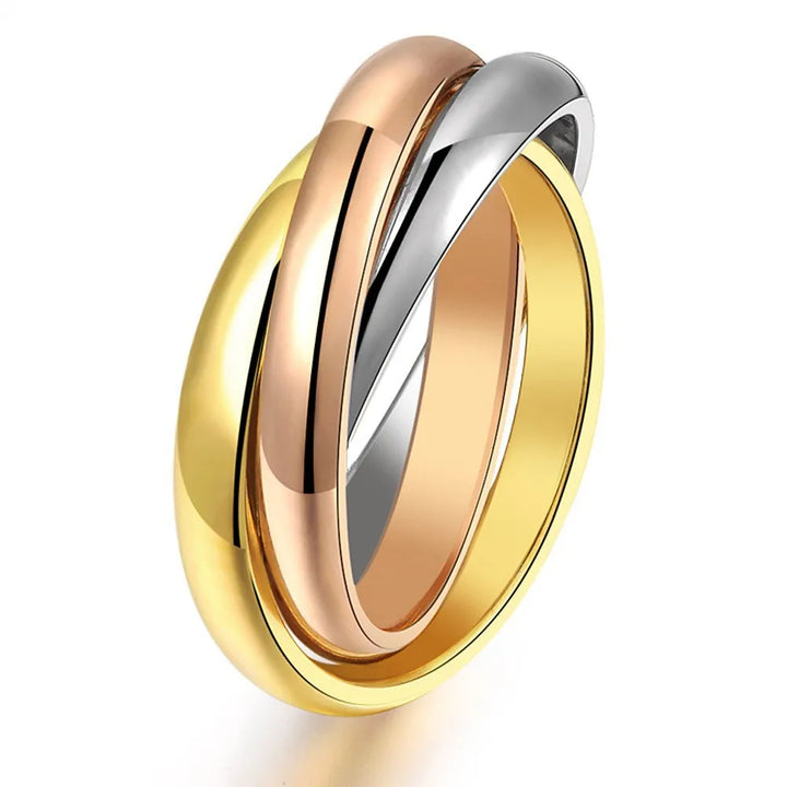 Stainless steel Cartier style wedding ring