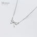 Sterling Silver Infinity Pendant Necklace