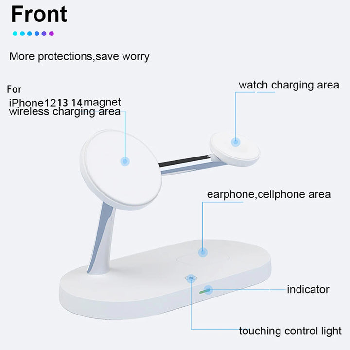 3 in 1 Wireless Charger for iPhone, Apple Watch Airpods