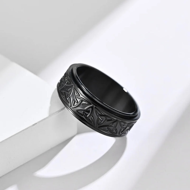 Stainless steel Viking ring