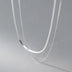 Double layer S925 silver chain