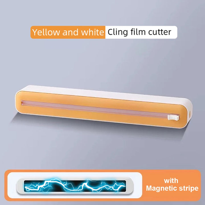 Magnetic Food Cling Film Dispenser with Cutter