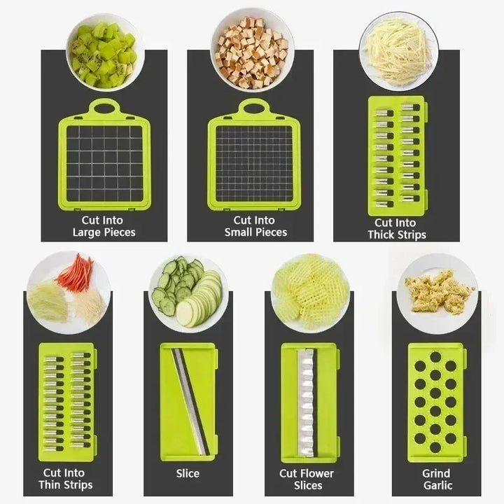 Multifunctional Vegetable Multi-Processor Slicer