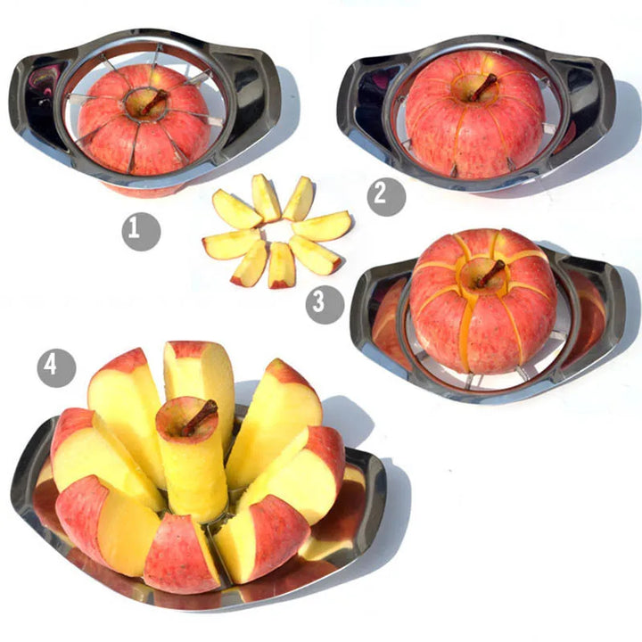 Stainless steel fruit and vegetable cutter