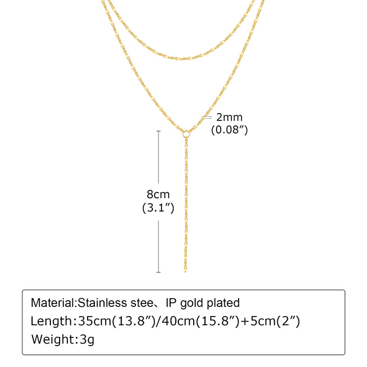 Double Layer Stainless Steel Chain