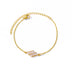 Gold and silver plated stainless steel bracelets