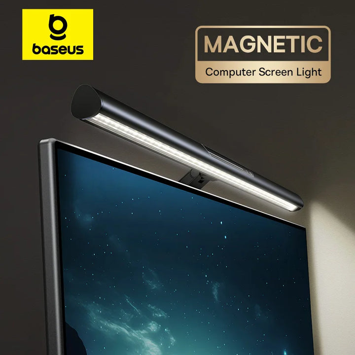 Computer screen led magnetic light