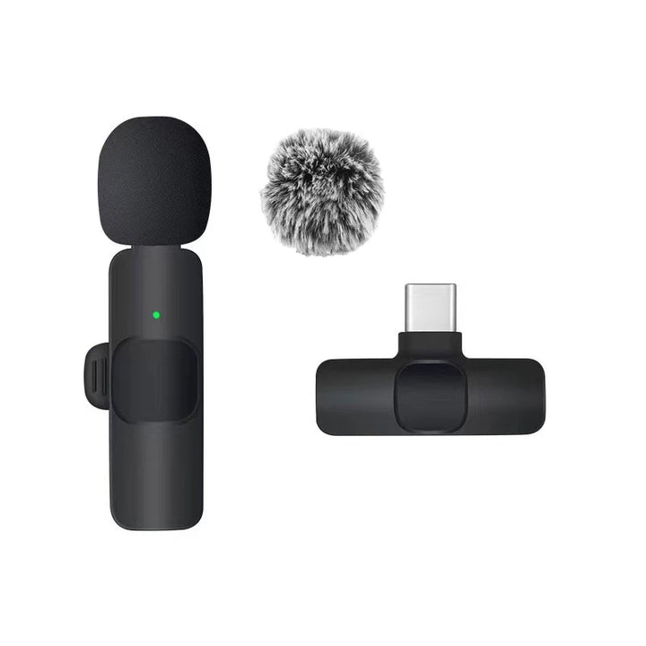 Windproof Wireless Lavalier Microphone