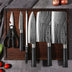 Laser stainless steel knife set