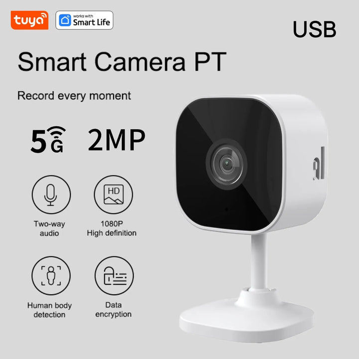 Wi-Fi Smart 1080p 2MP Security Camera, HD