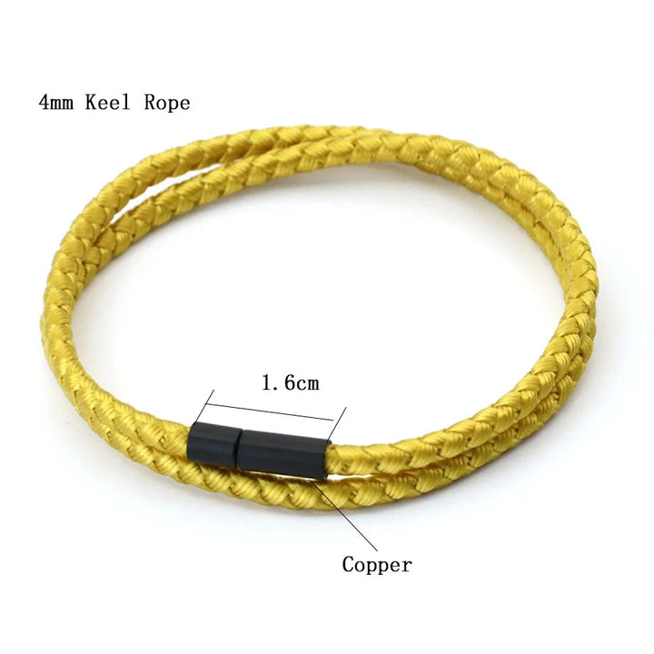 Braided rope bracelet