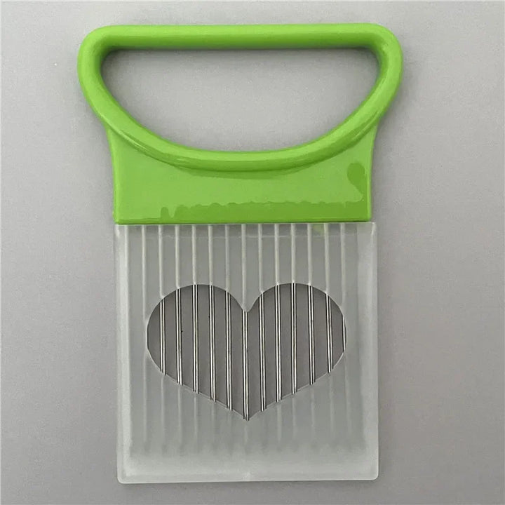 Stainless steel vegetable, fruit and vegetable slicer