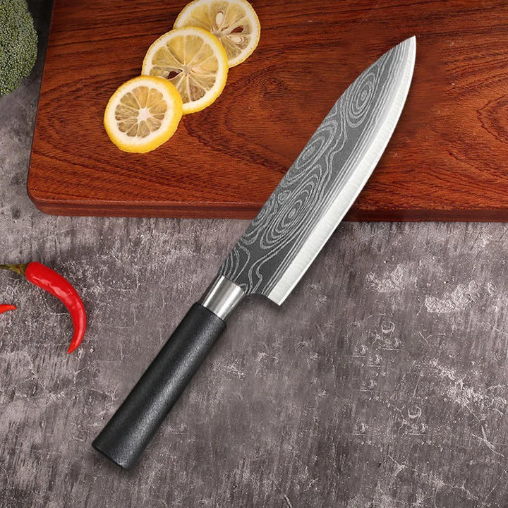 Laser stainless steel knife set