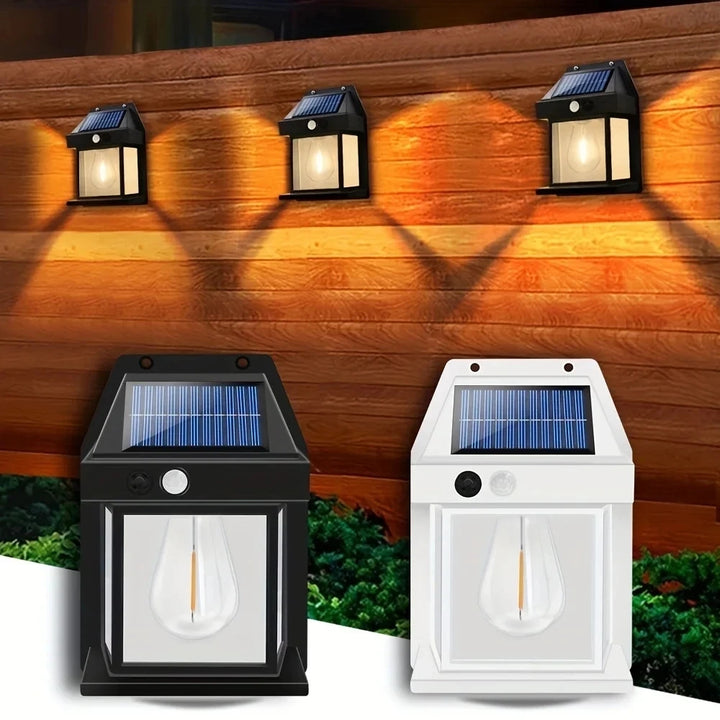 Solar Tungsten Night Light Waterproof Motion Sensor