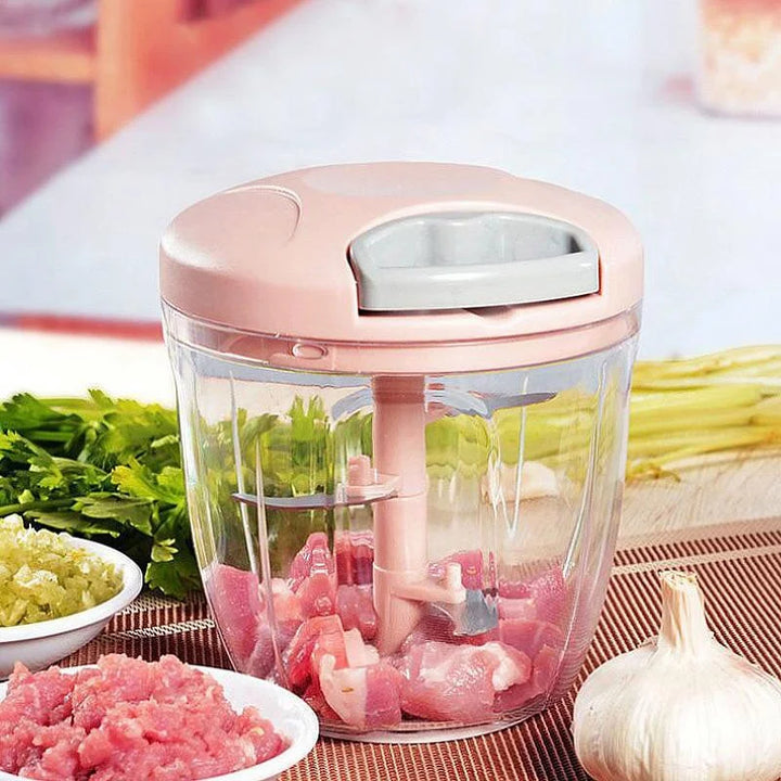 Rotary Manual Garlic Onion Pepper Crusher