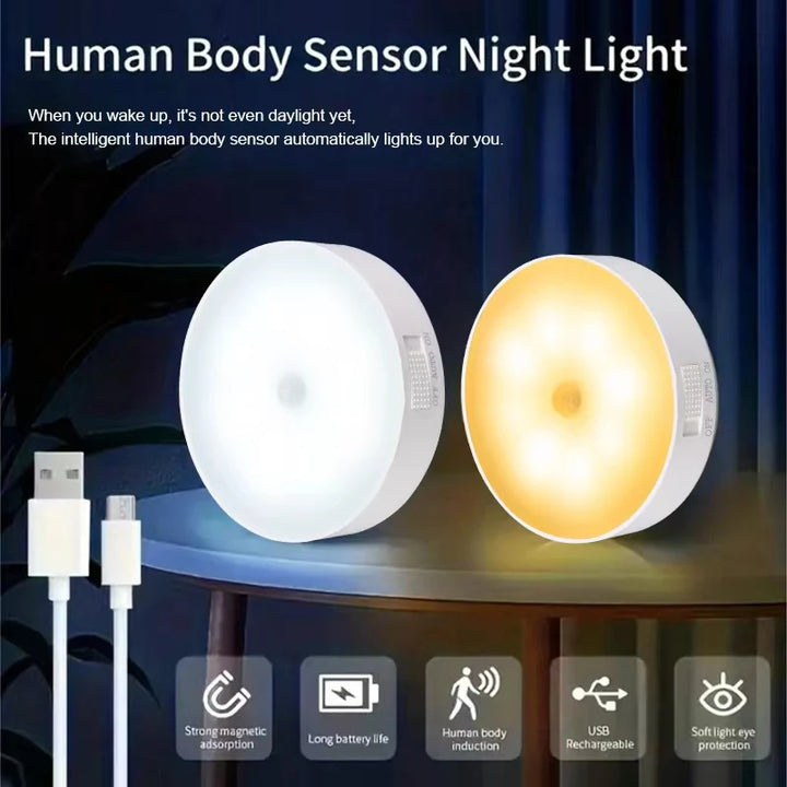 USB Rechargeable Motion Sensor LED Light