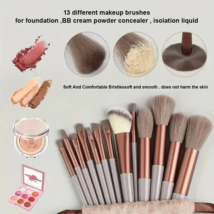 Professional Soft Makeup Brush Set