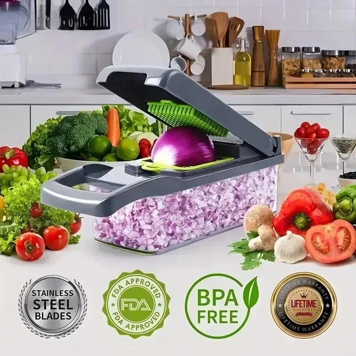 Multifunctional Vegetable Multi-Processor Slicer