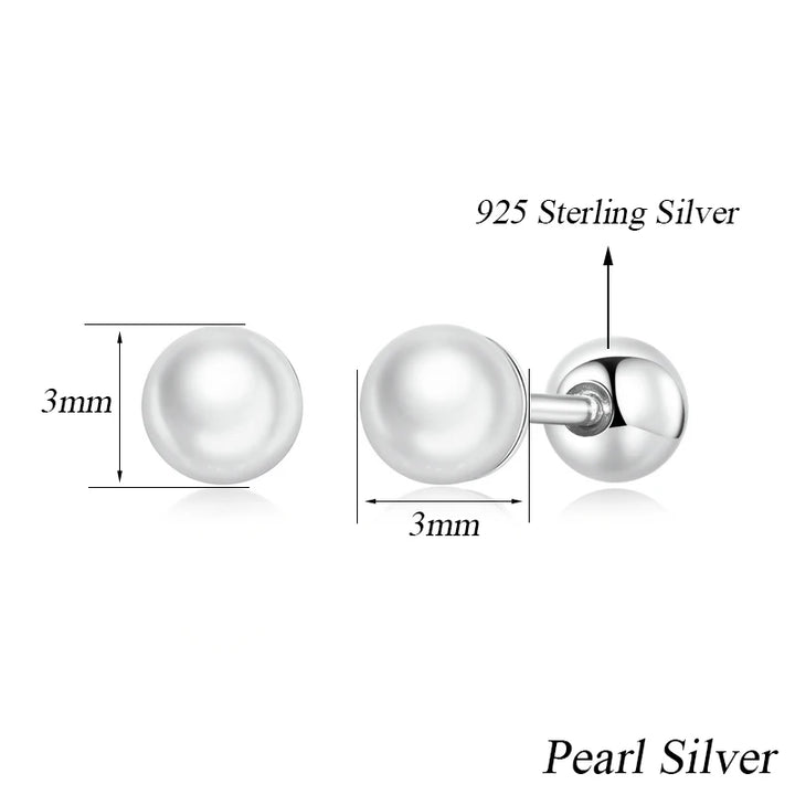 Pearl earring in 925 sterling silver and 18k gold plated