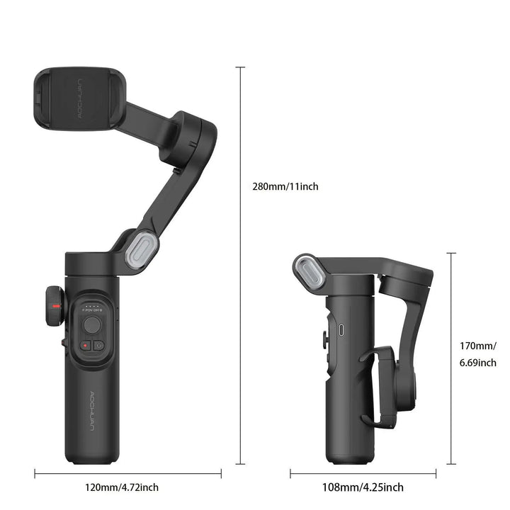 Smartphone Stabilizer and Mount with Smart XE Light