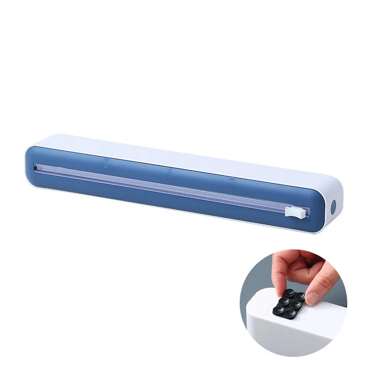 Magnetic Food Cling Film Dispenser with Cutter