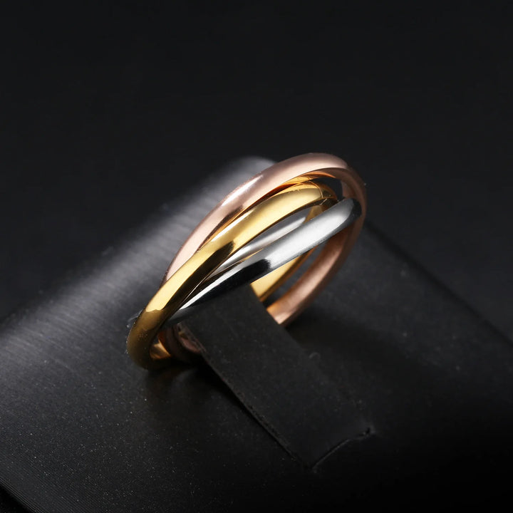 Stainless steel Cartier style wedding ring