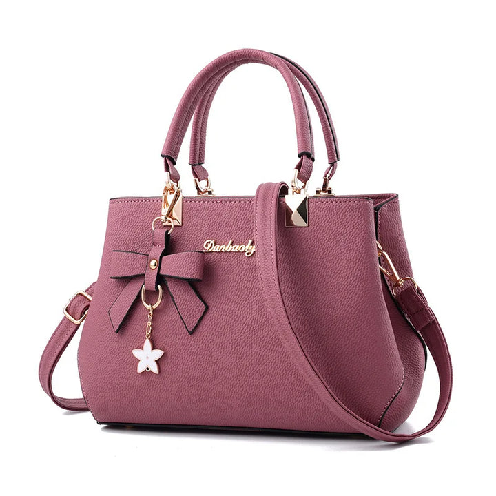 leather bag with strap for Elegant Women