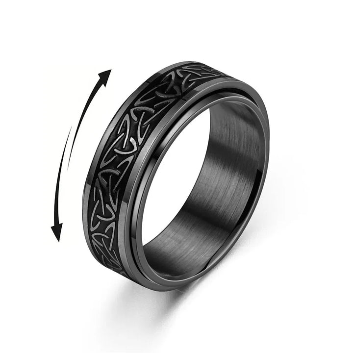 Stainless steel Viking ring