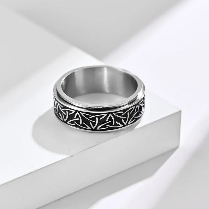 Stainless steel Viking ring