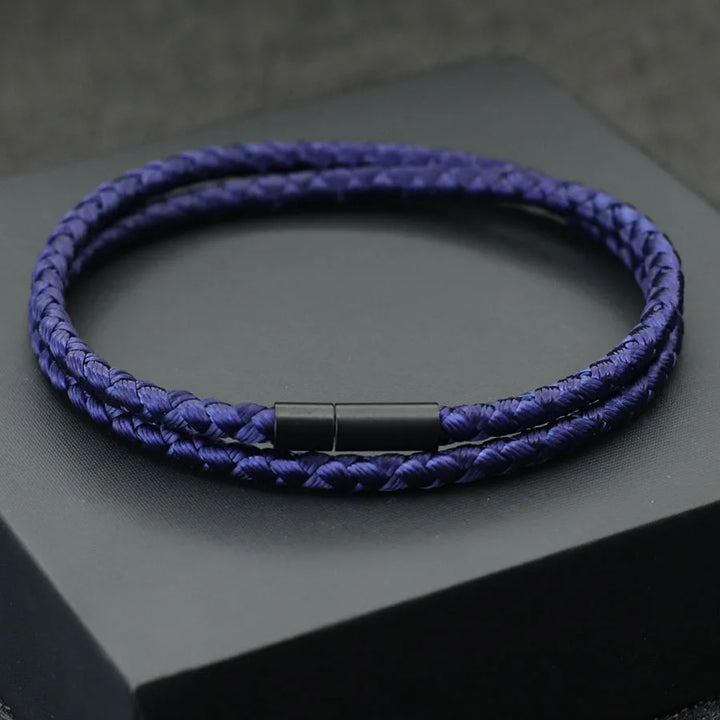 Braided rope bracelet