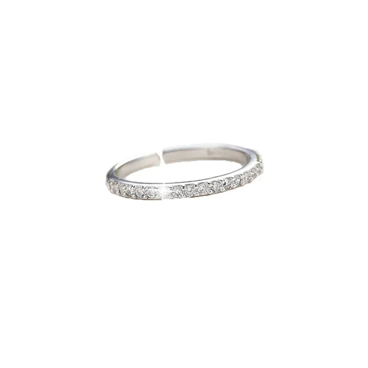 Luxury ring in 925 sterling silver with zirconia