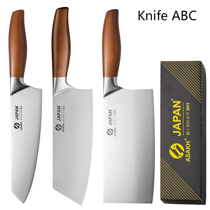 Japanese Kitchen Knives Set Stainless Steel