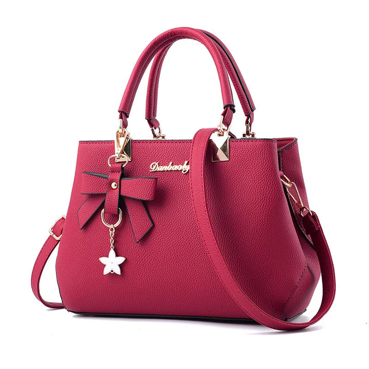 leather bag with strap for Elegant Women