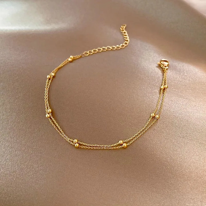 14k gold plated sterling silver bracelet