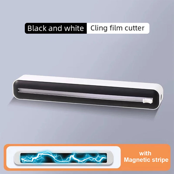 Magnetic Food Cling Film Dispenser with Cutter