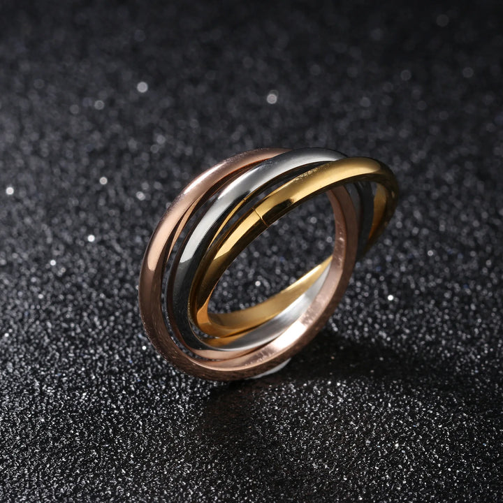 Stainless steel Cartier style wedding ring