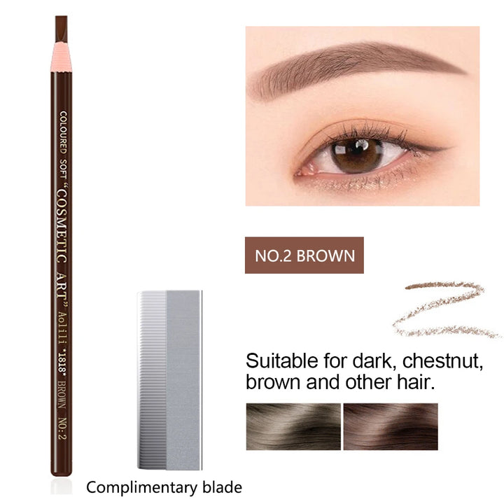 Waterproof eyebrow pencil