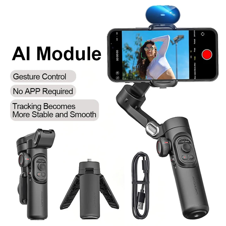 Smartphone Stabilizer and Mount with Smart XE Light