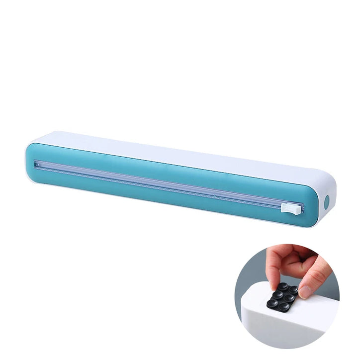 Magnetic Food Cling Film Dispenser with Cutter