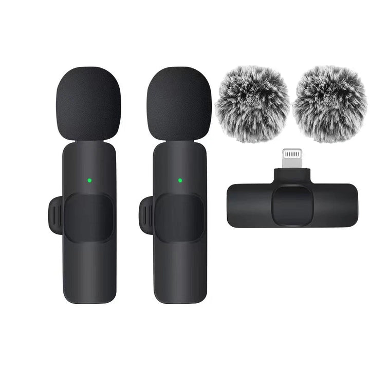 Windproof Wireless Lavalier Microphone