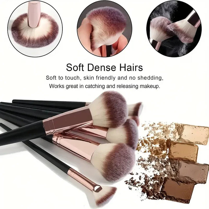 Professional 3-20PCS Makeup Brushes Set Eyeshadow Foundation Concealer Blending Blush Brush Kabuki Soft Fluffy Women Beauty Tool