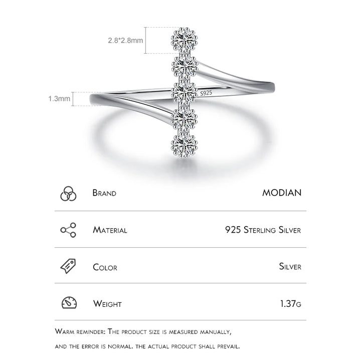 Authentic 925 Sterling Silver Fashion ring