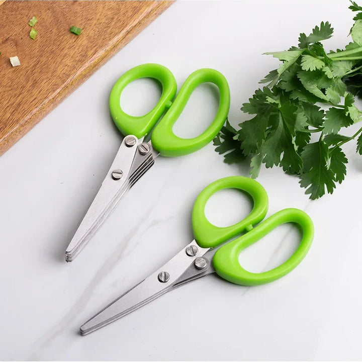 3/5 Layers Stainless Steel Multifunctional Kitchen Scissors