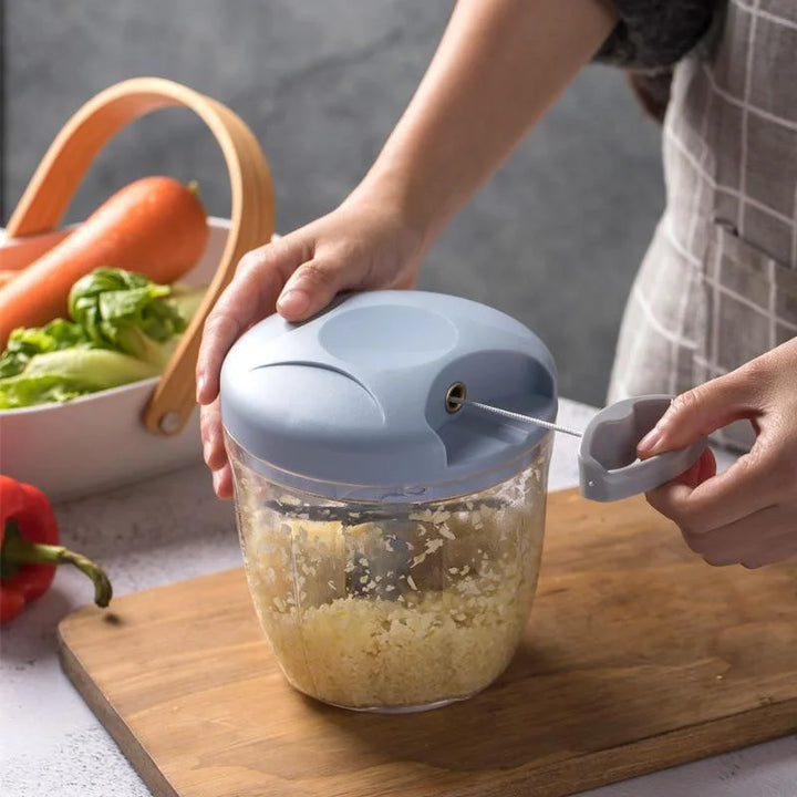 Rotary Manual Garlic Onion Pepper Crusher