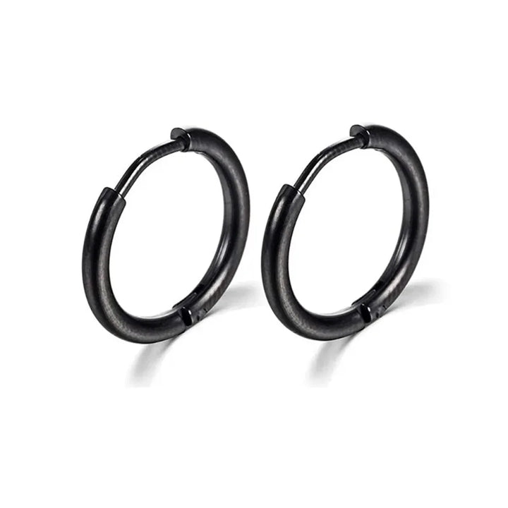 14k gold plated stainless steel hoop earrings