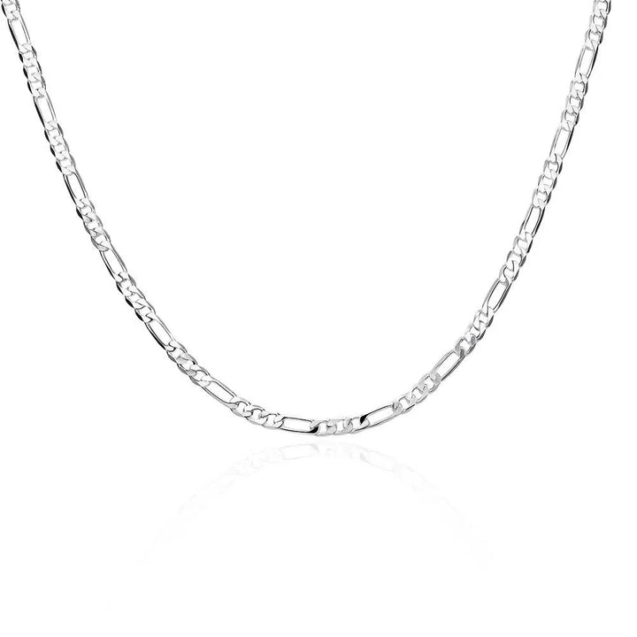 Hip Hop Silver Braided Chain