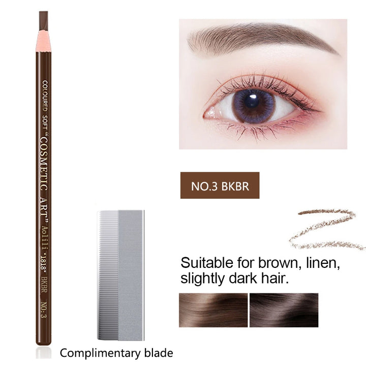 Waterproof eyebrow pencil