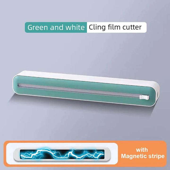 Magnetic Food Cling Film Dispenser with Cutter